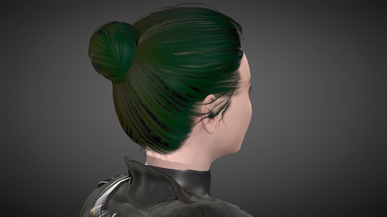 Zhai Kim Low-poly 3D model_11