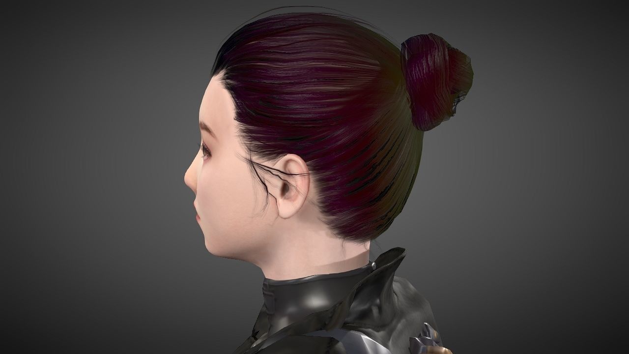 Zhai Kim Low-poly 3D model_16