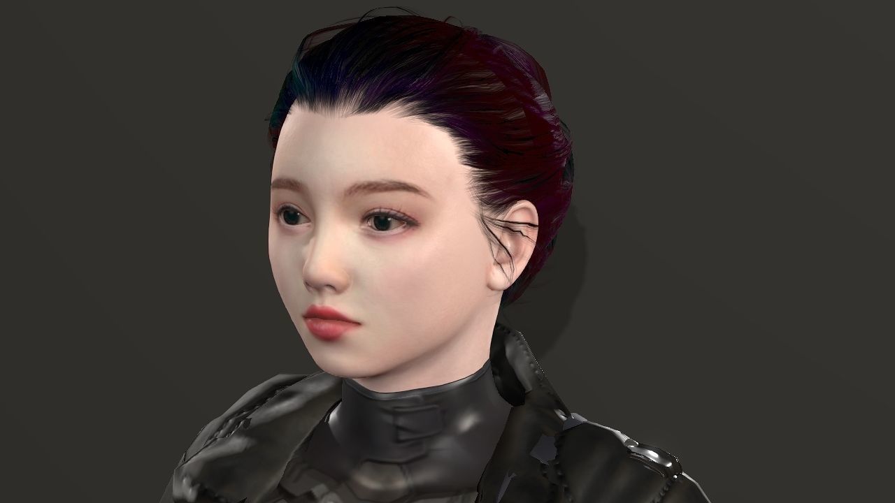 Zhai Kim Low-poly 3D model_20