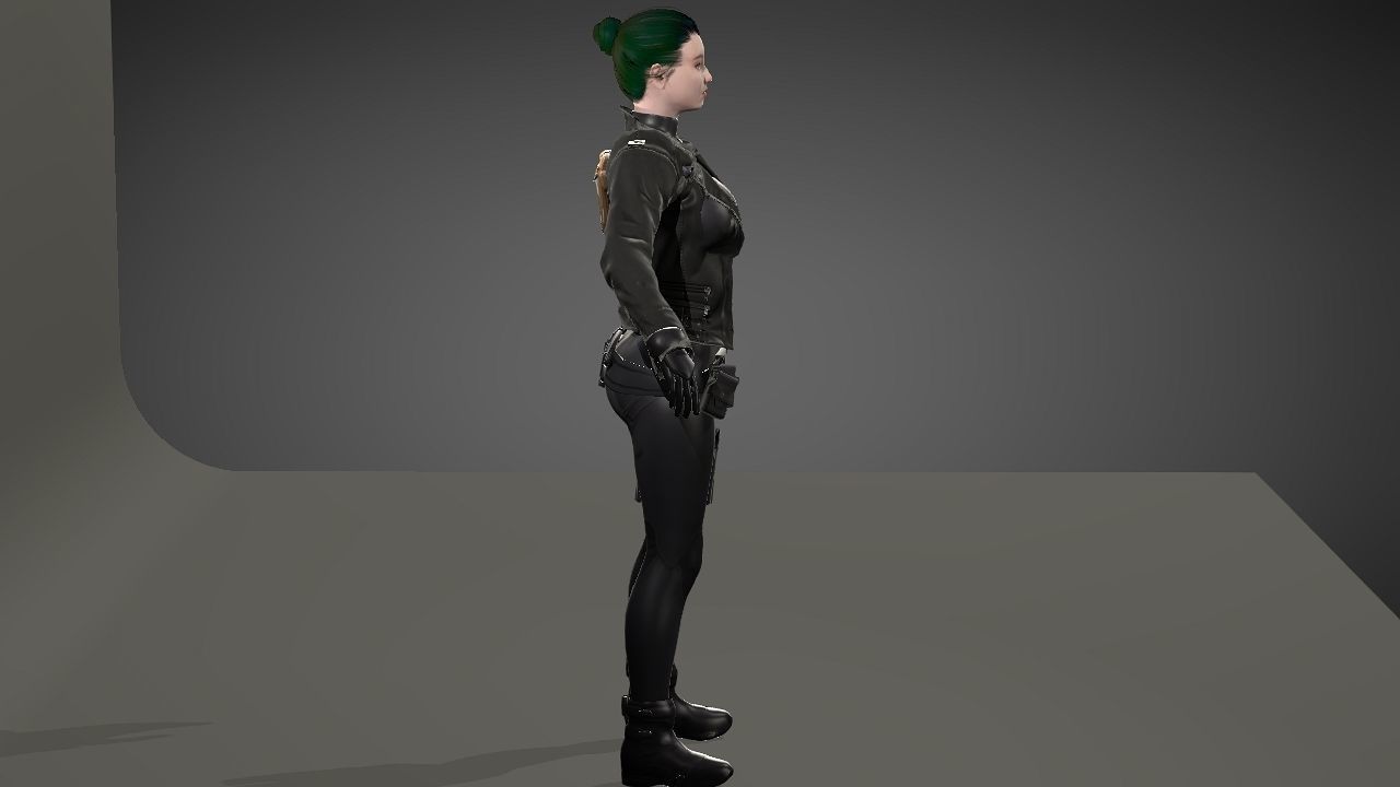 Zhai Kim Low-poly 3D model_2