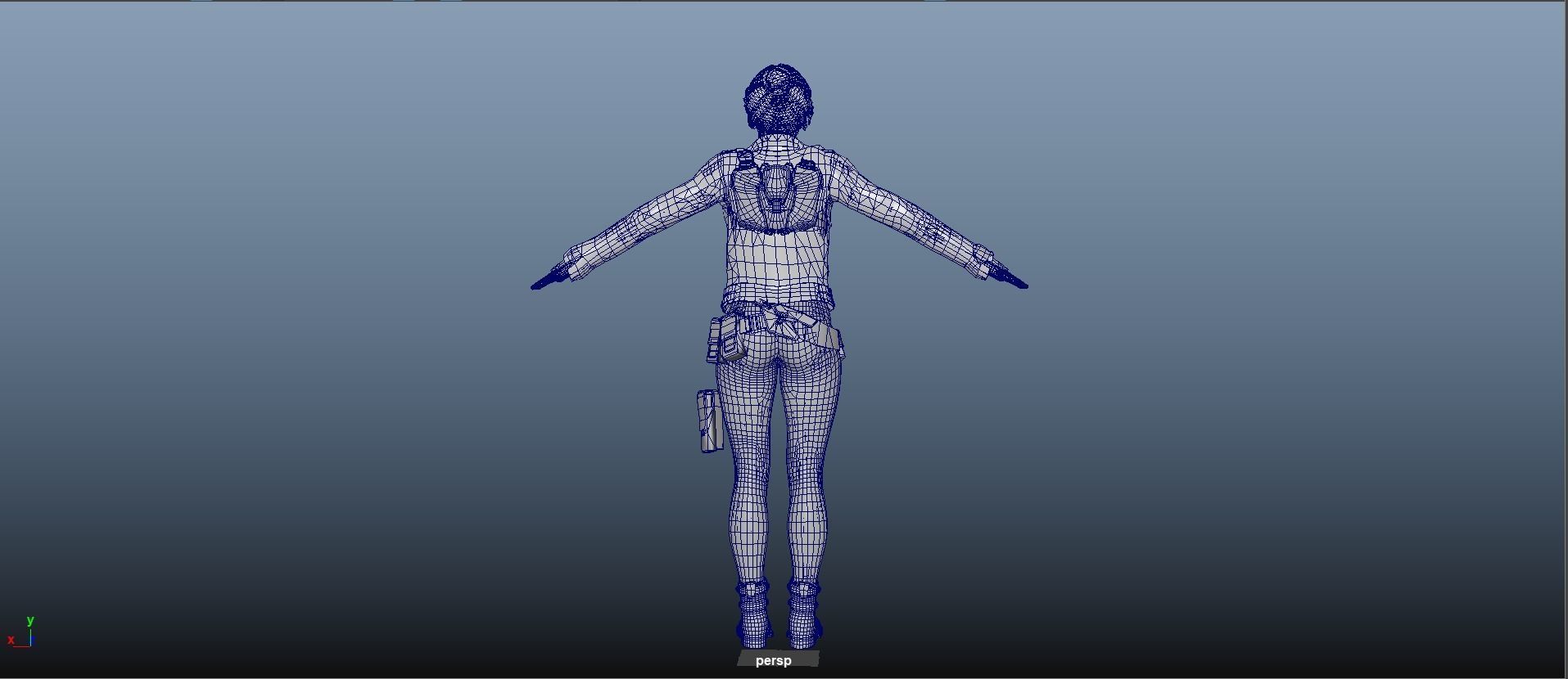 Zhai Kim Low-poly 3D model_29