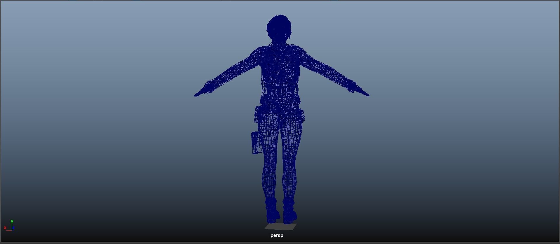 Zhai Kim Low-poly 3D model_33