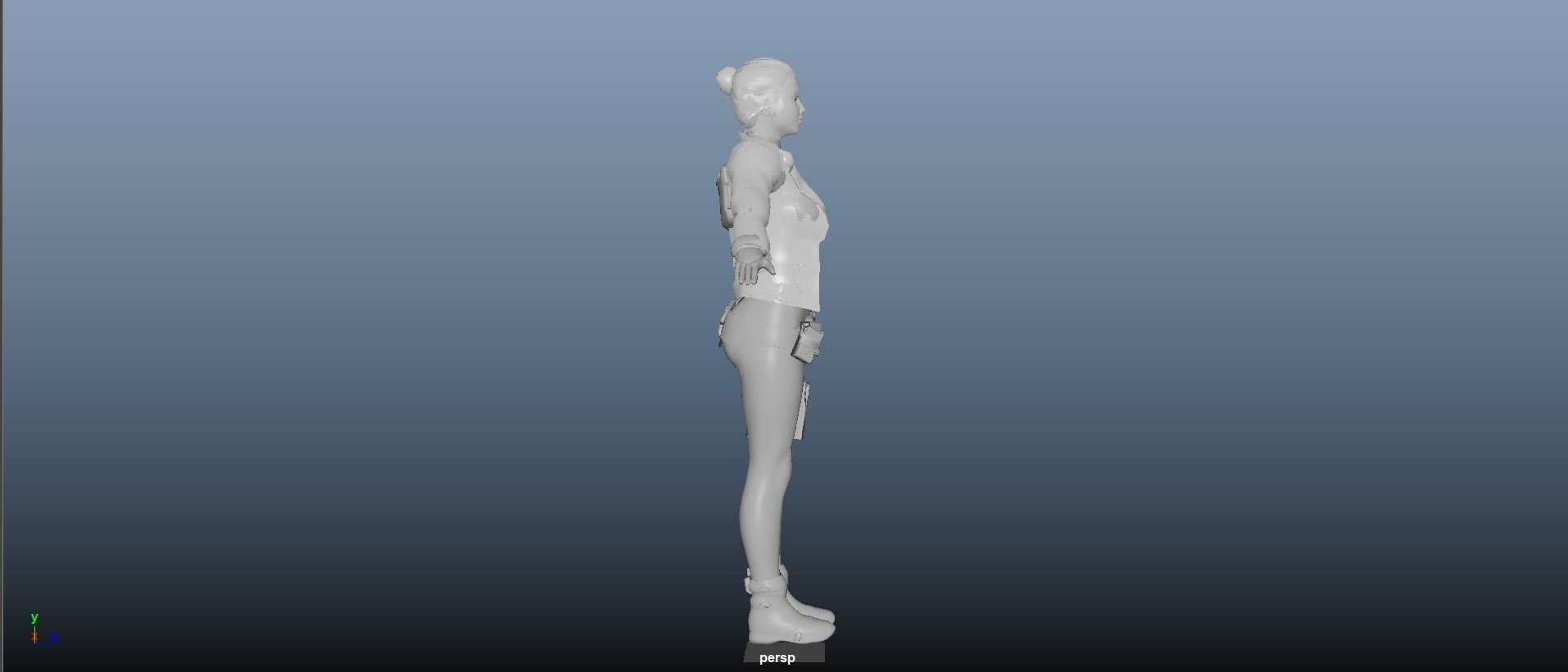 Zhai Kim Low-poly 3D model_24