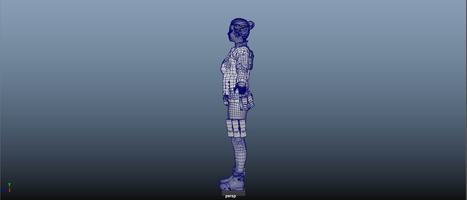 Zhai Kim Low-poly 3D model_30