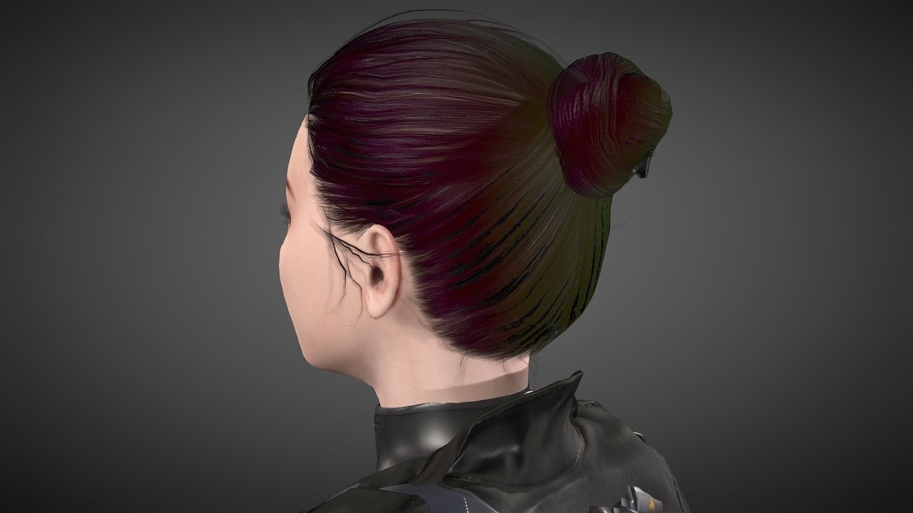 Zhai Kim Low-poly 3D model_15