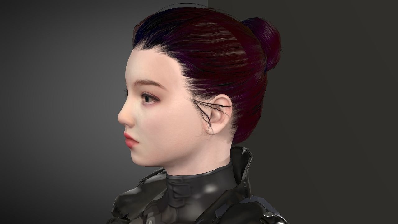 Zhai Kim Low-poly 3D model_18