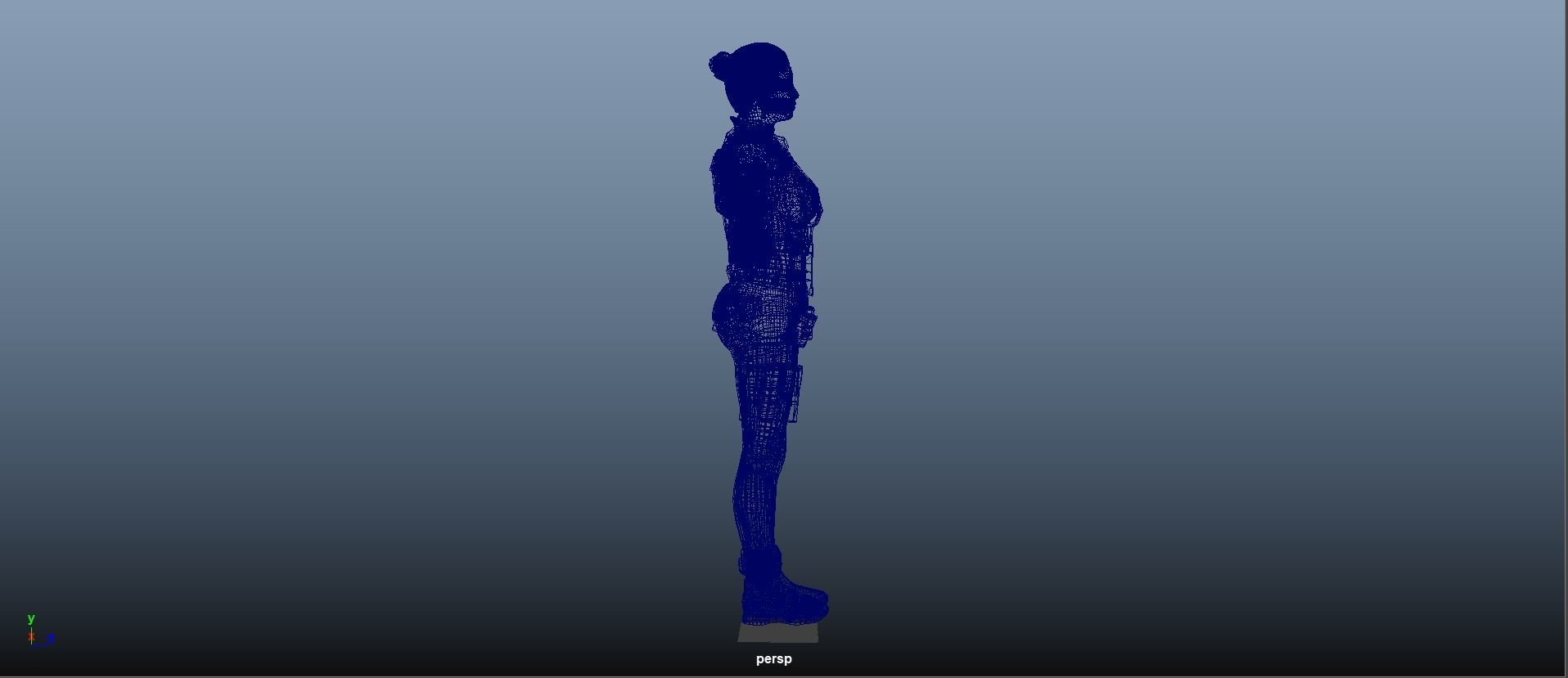 Zhai Kim Low-poly 3D model_32