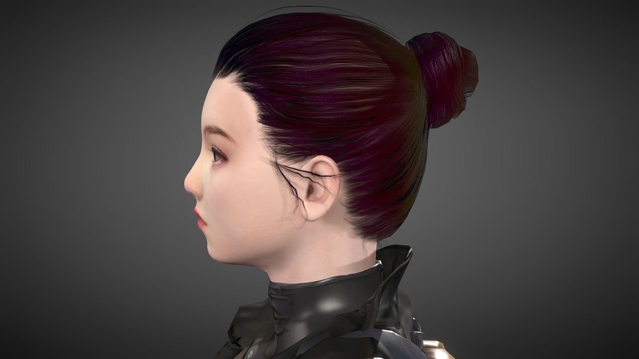 Zhai Kim Low-poly 3D model_17
