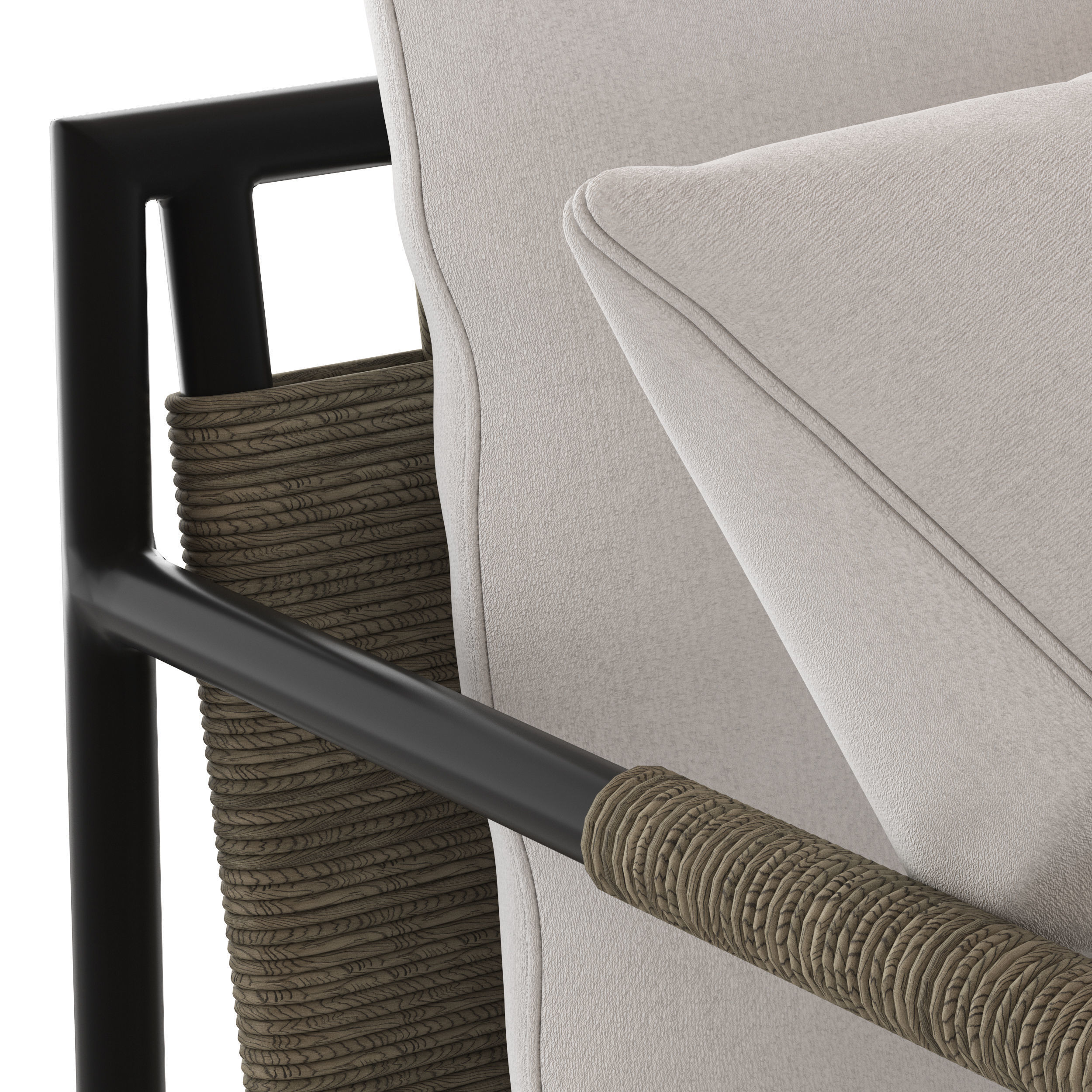 Coco Republic Malmo Outdoor Sofa 3D model_2