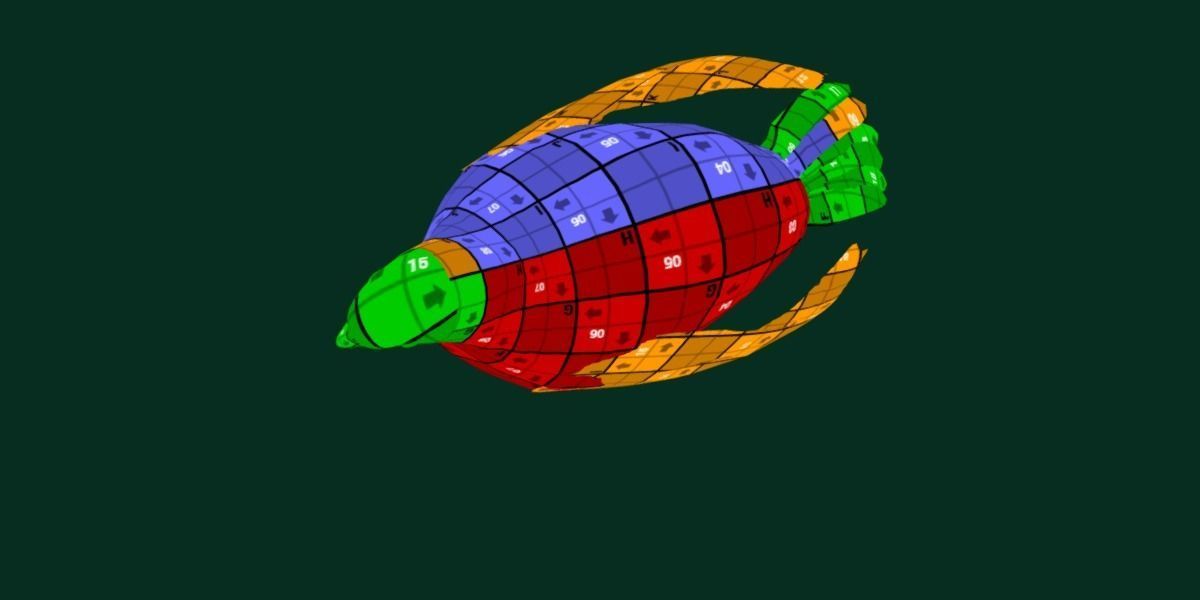 Rock Ptarmigans Bird  Low-poly 3D model_17