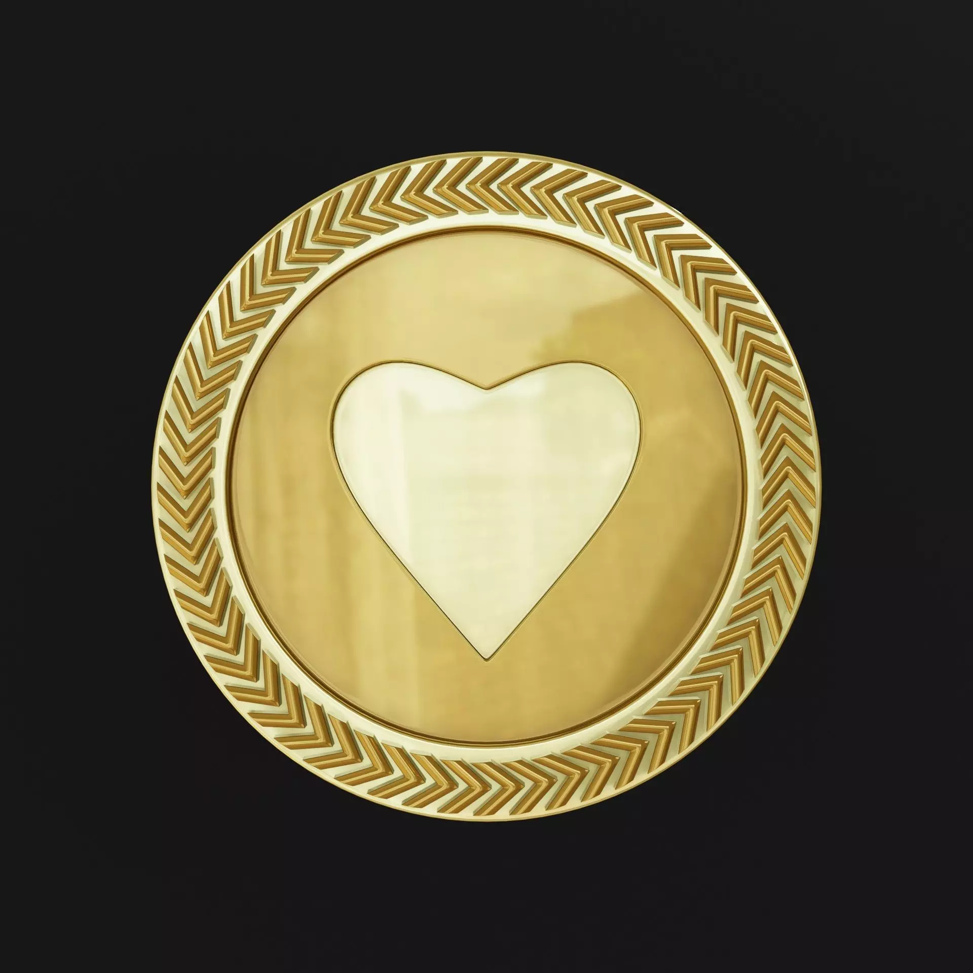 love coin 3D print model