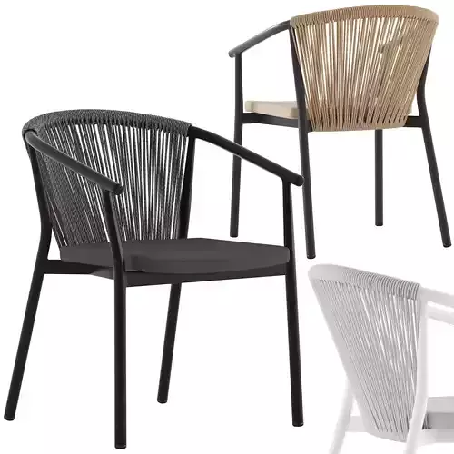 Coco Republic Marco Stackable Outdoor Dining Chair