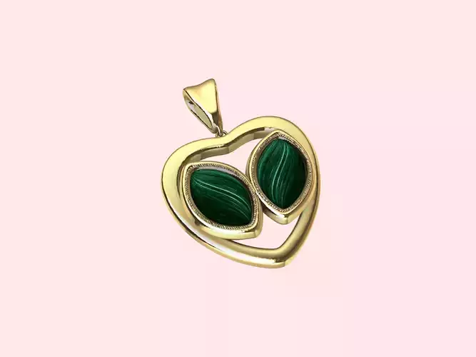 Two peas in a Pod Pendant 2 models 3D print model