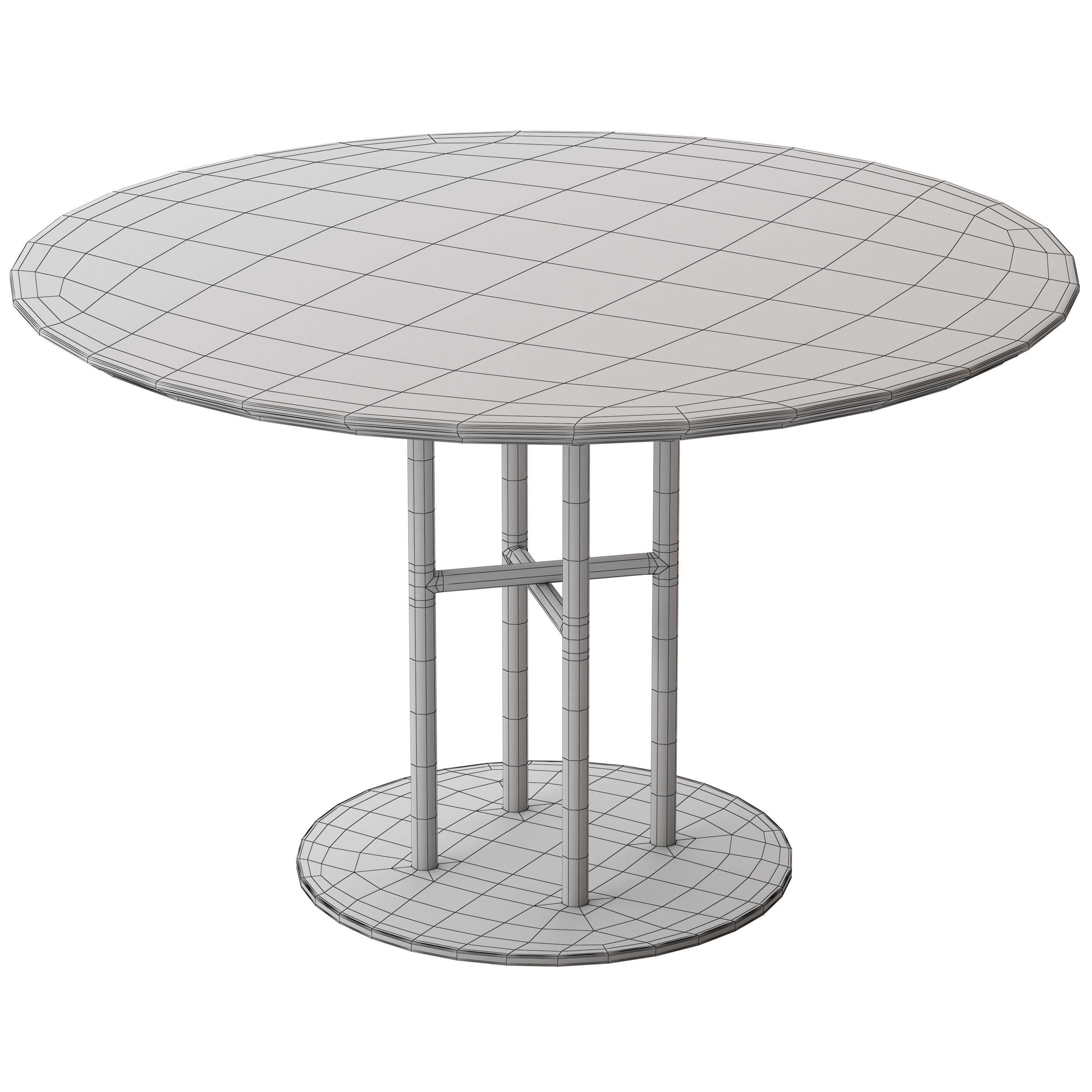 Coco Republic Flex Table 3D model_4