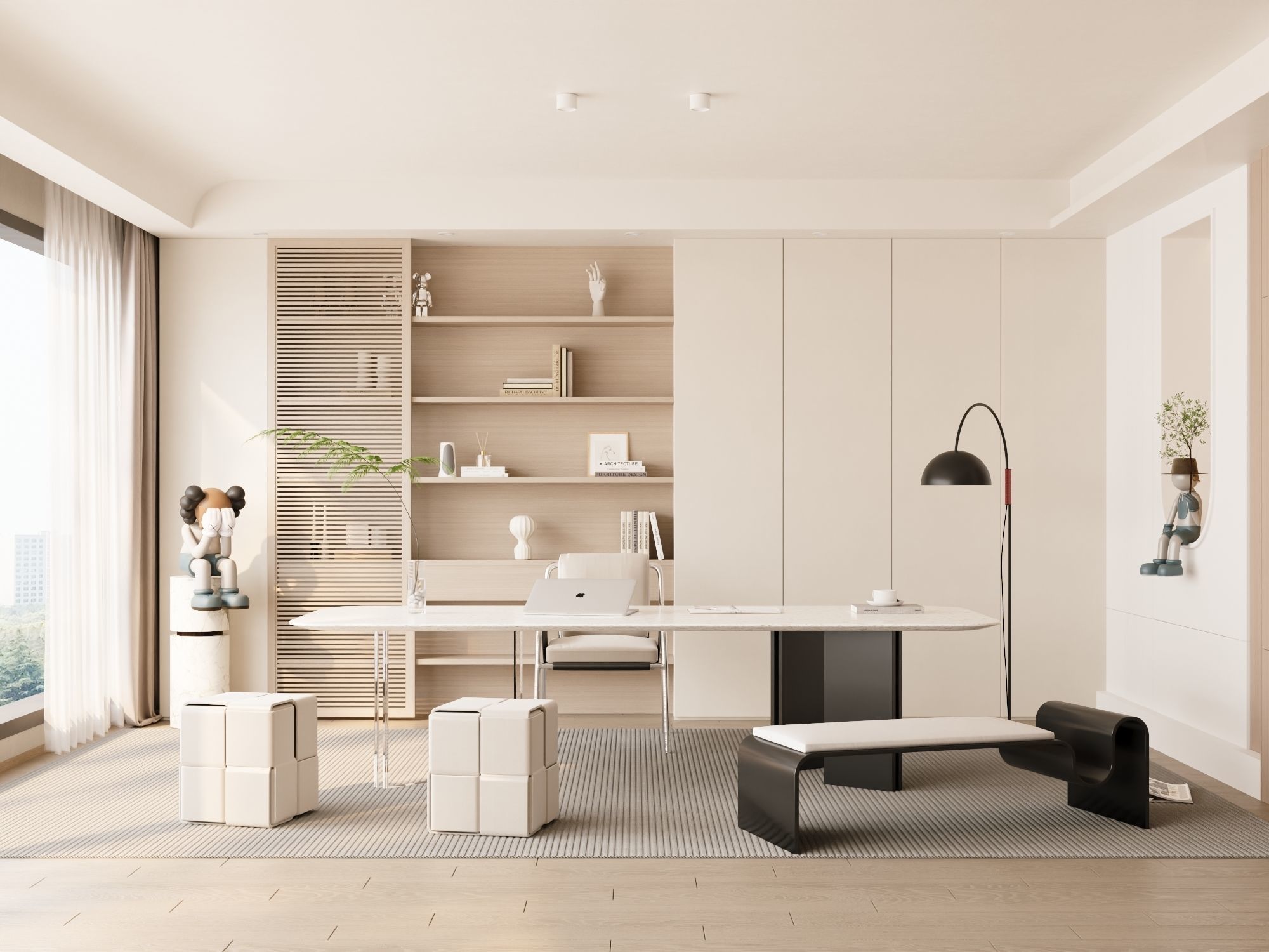 3D model of interior study 3D model_5