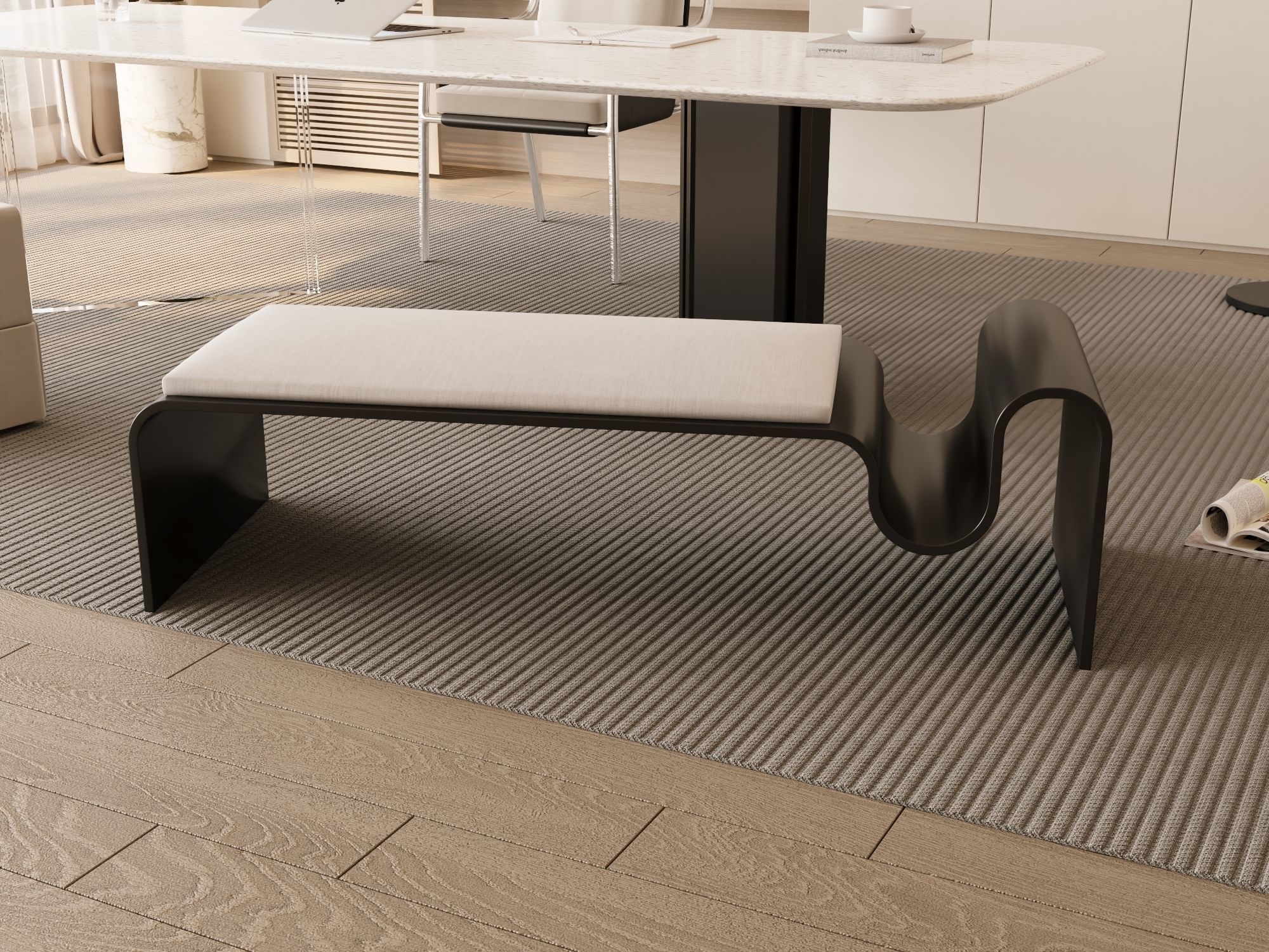 3D model of interior study 3D model_4