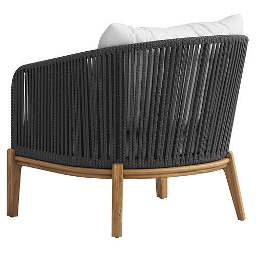 Coco Republic Miller Outdoor Lounge Chair 3D model 2