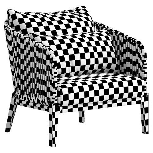 Coco Republic Miller Outdoor Lounge Chair 3D model 6