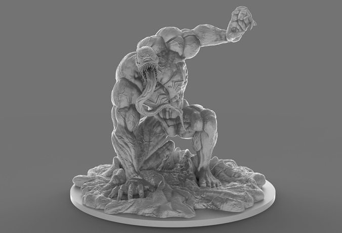 Venom Figure 3D print model