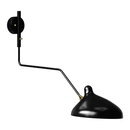 AP1BD Serge Mouille Lampada da Parete 3D model