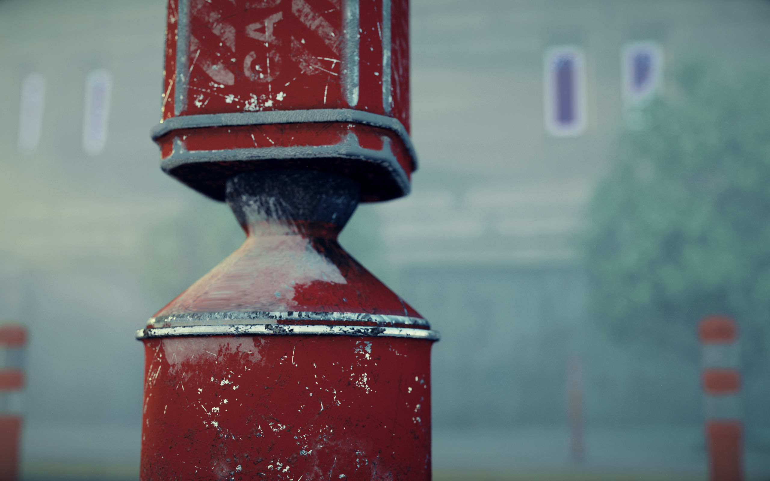 3D Old and Destroyed Fire Hydrant 3D model_4