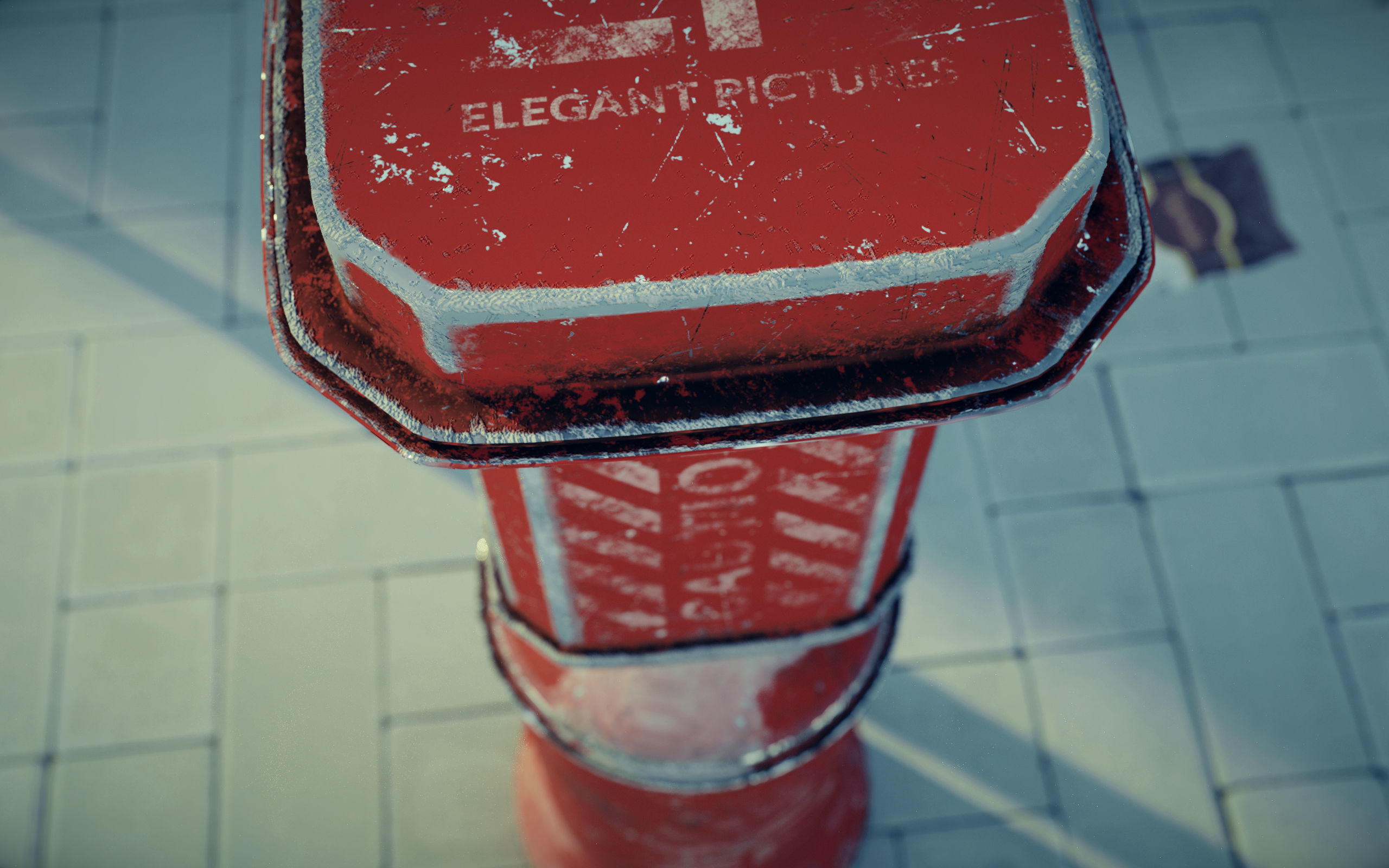 3D Old and Destroyed Fire Hydrant 3D model_7