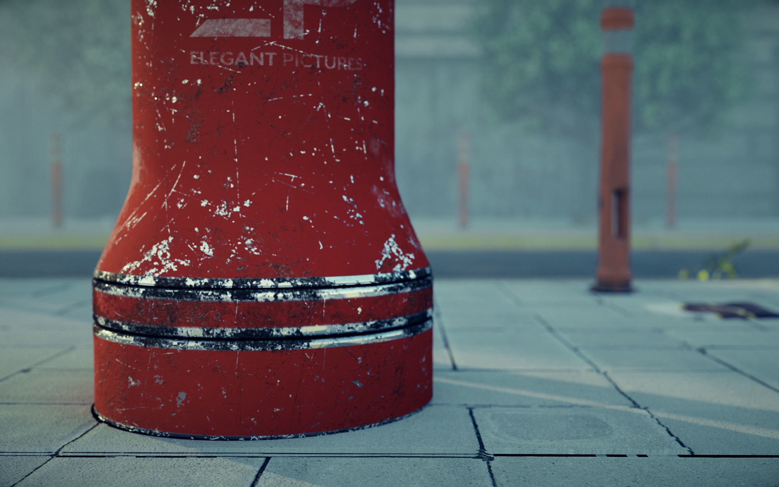 3D Old and Destroyed Fire Hydrant 3D model_5