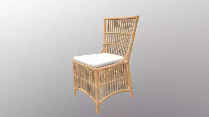 Bamboo Rattan Dining Chair