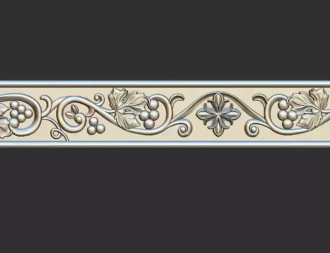 church cornice cross  grape-vine