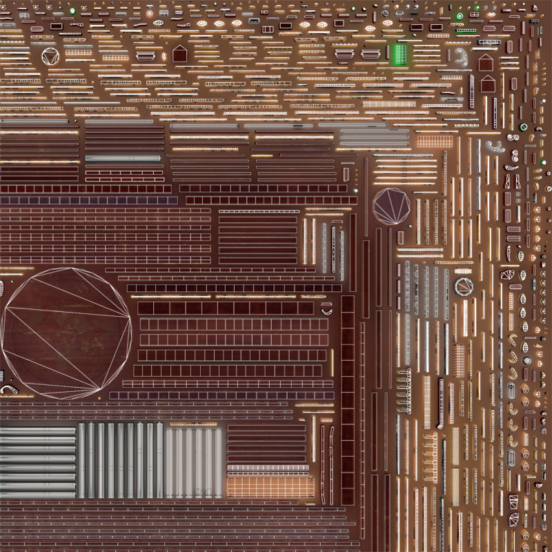 Birdcage Fantasy Low-poly 3D model_13