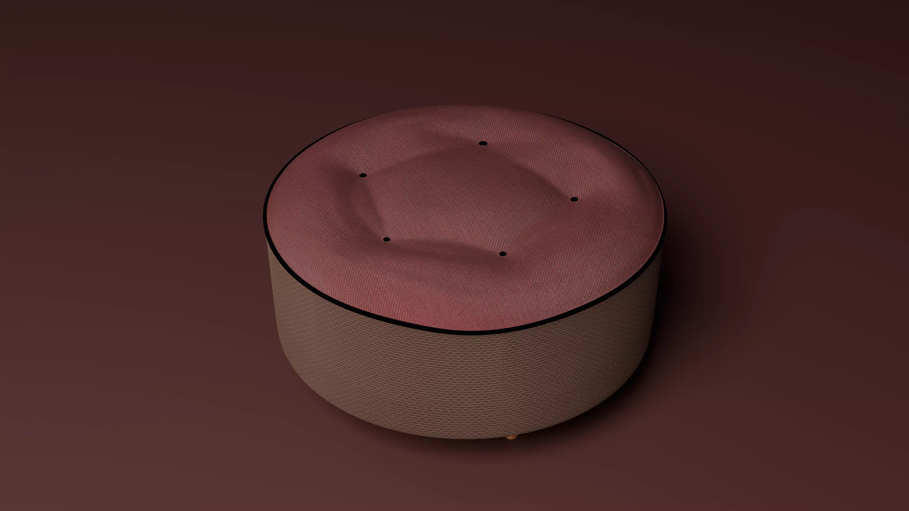 Chair round Free 3D model