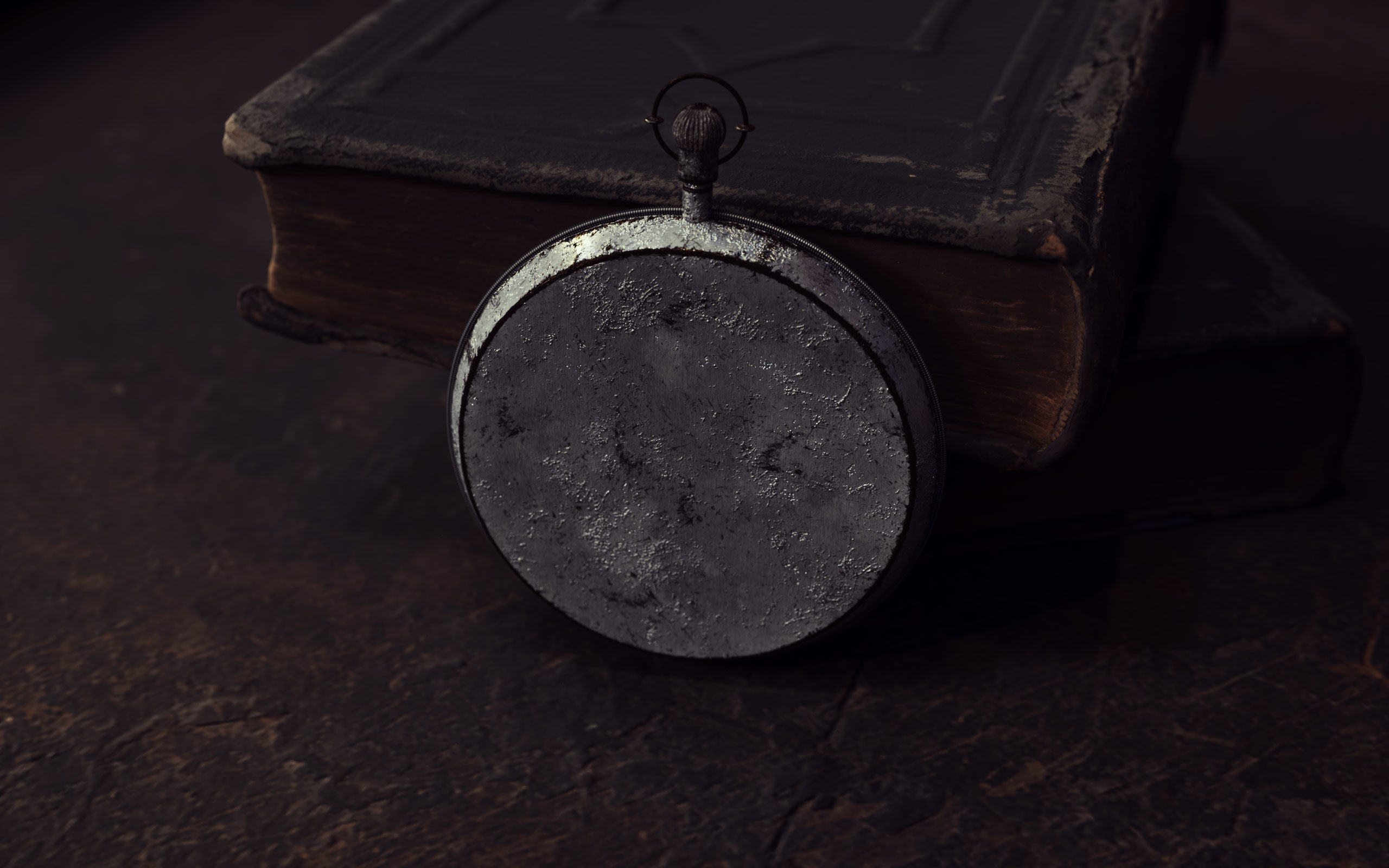 Vintage Pocket Watch Low-poly 3D model_5
