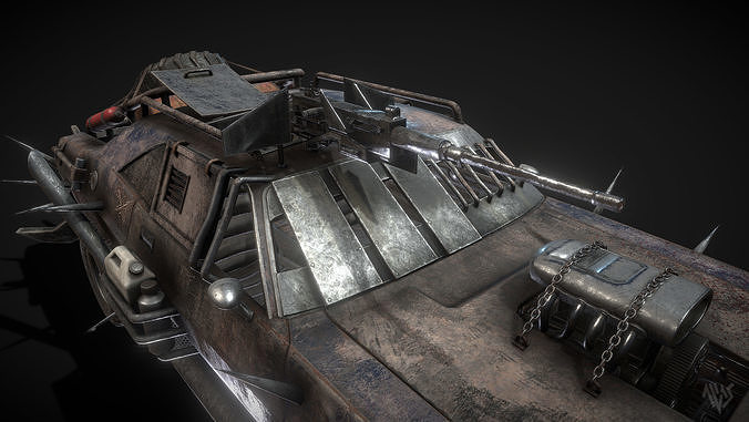 Roadkill Scum Low-poly 3D model 5