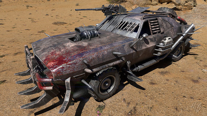Roadkill Scum Low-poly 3D model 7