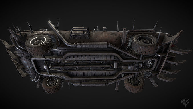 Roadkill Scum Low-poly 3D model 4