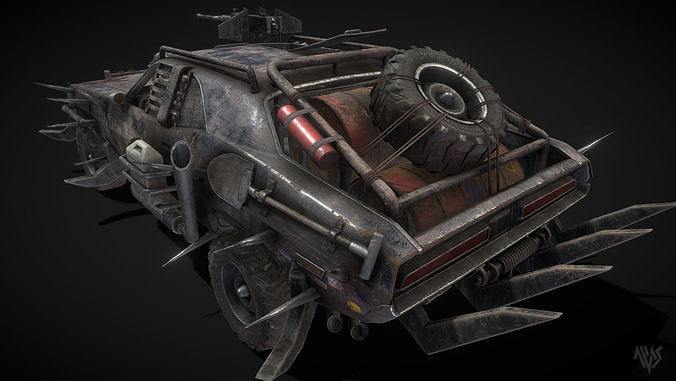 Roadkill Scum Low-poly 3D model 3