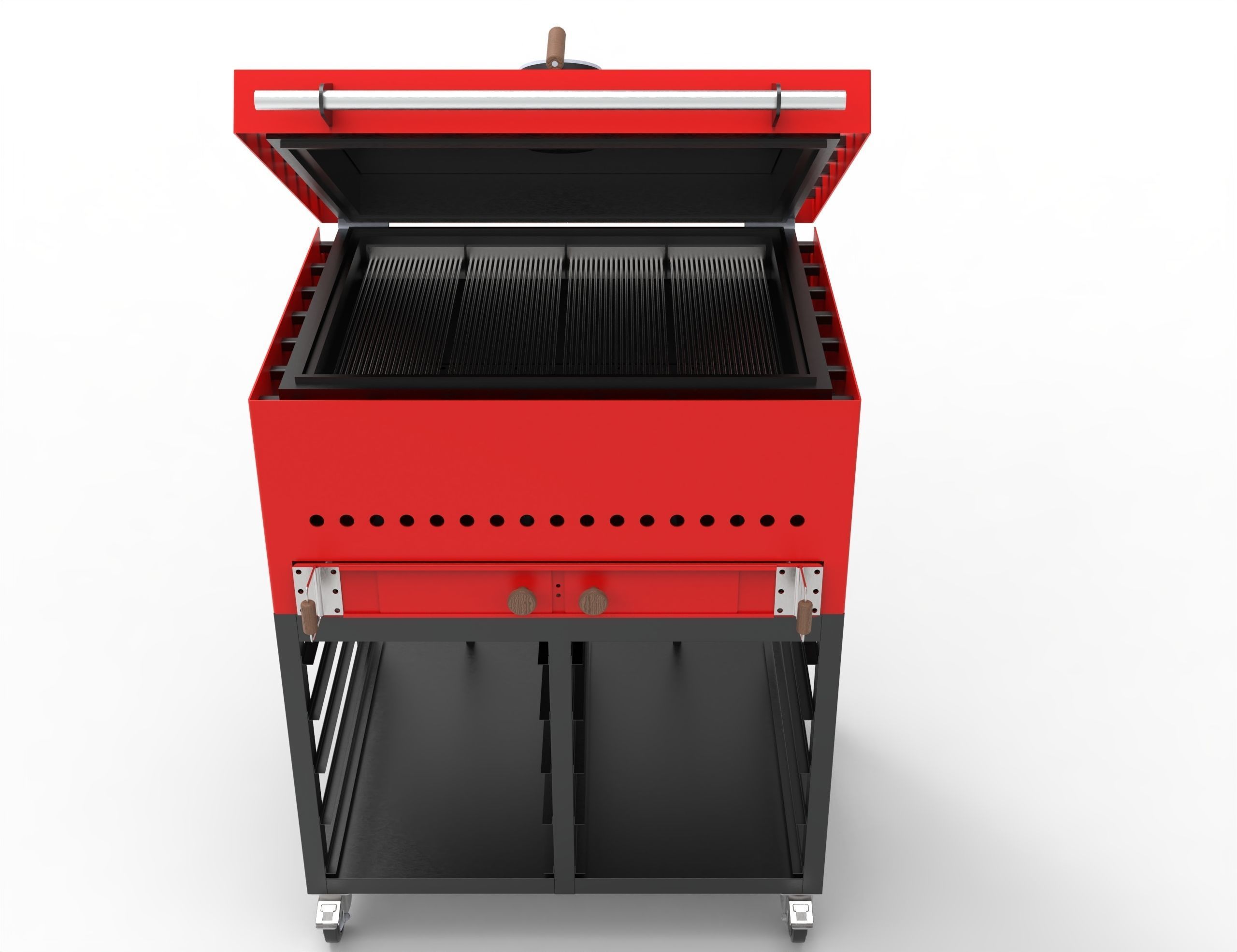 BBQ SOMKER  3D model_2