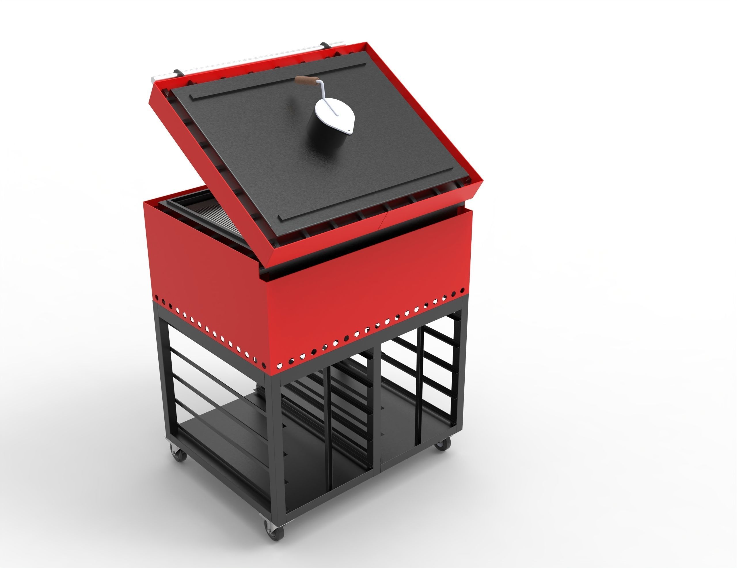 BBQ SOMKER  3D model_1