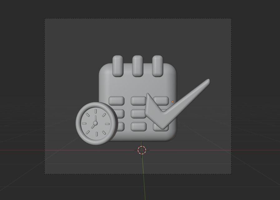 Online Business 3d Illustration  Icon Pack 3D model_23