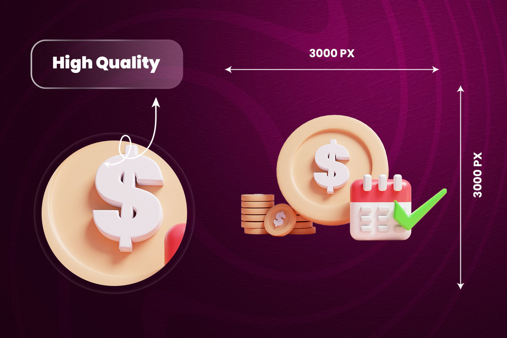 Online Business 3d Illustration  Icon Pack 3D model_4