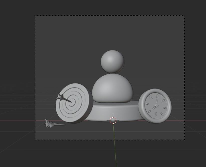 Online Business 3d Illustration  Icon Pack 3D model_31