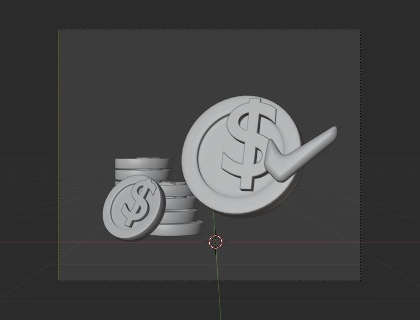 Online Business 3d Illustration  Icon Pack 3D model_25