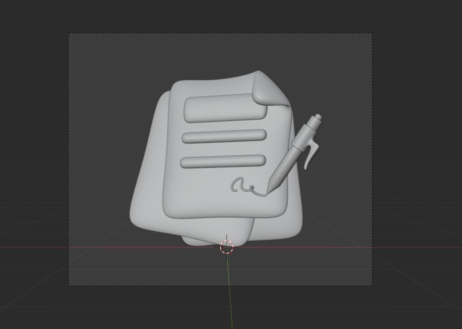 Online Business 3d Illustration  Icon Pack 3D model_11