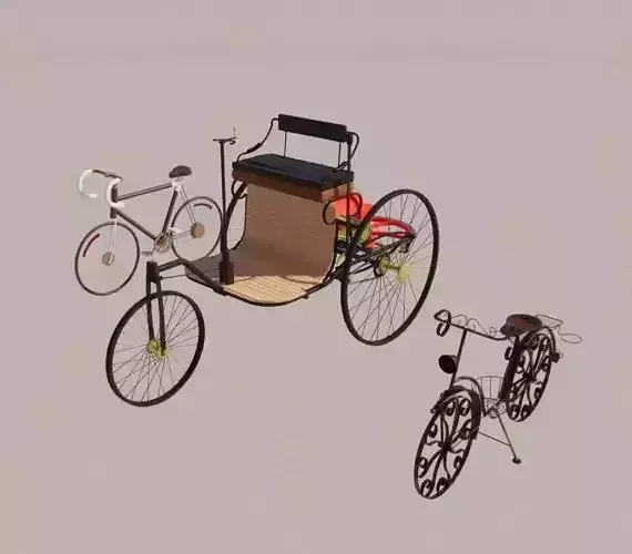 3d bicycle model