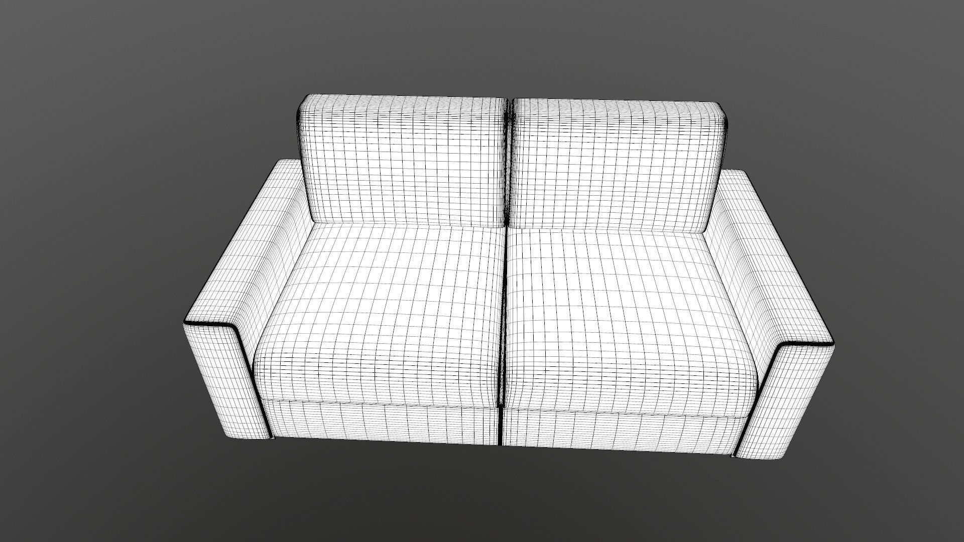 Sofa 2 Seater 3D model_19
