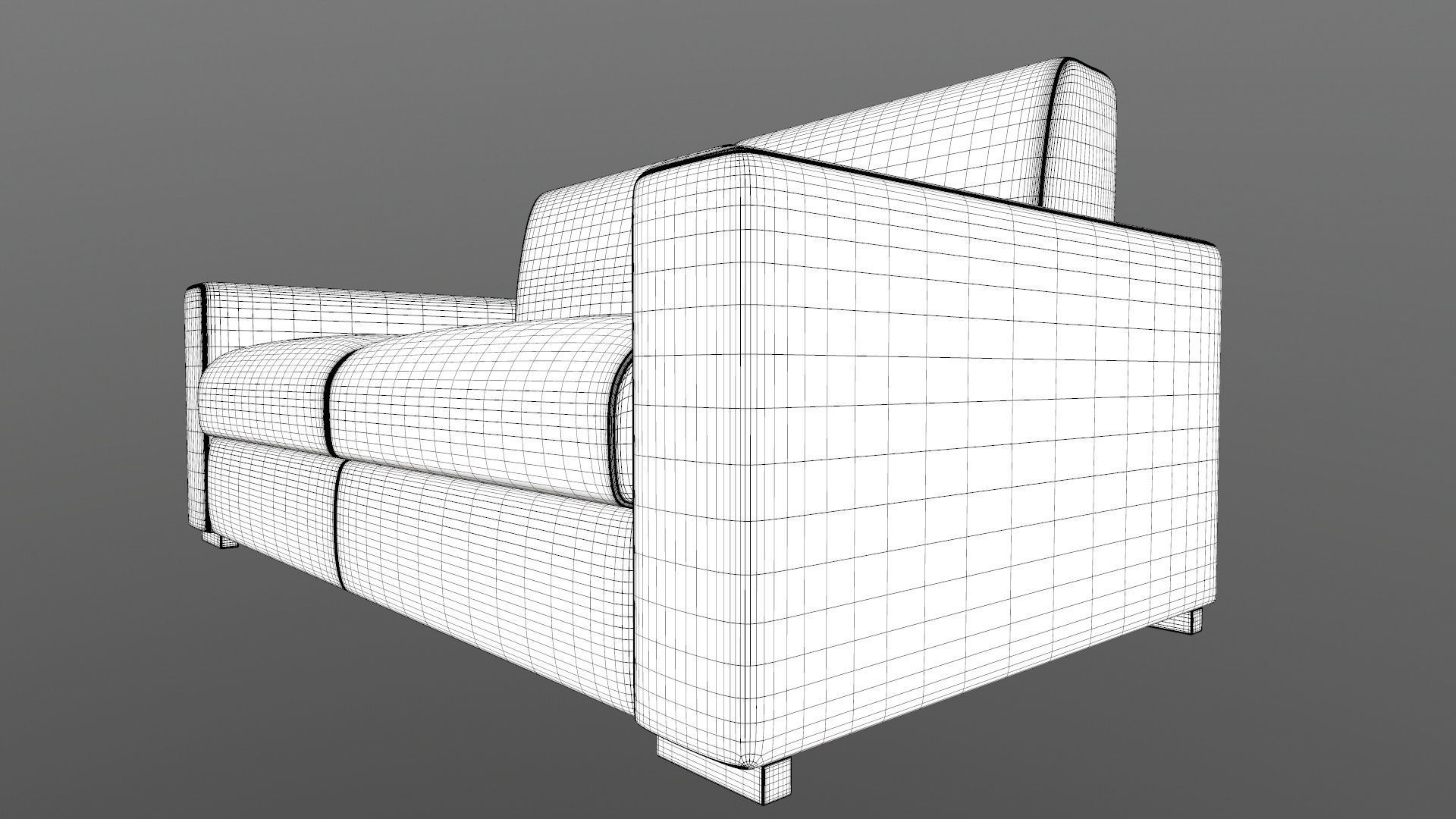 Sofa 2 Seater 3D model_22