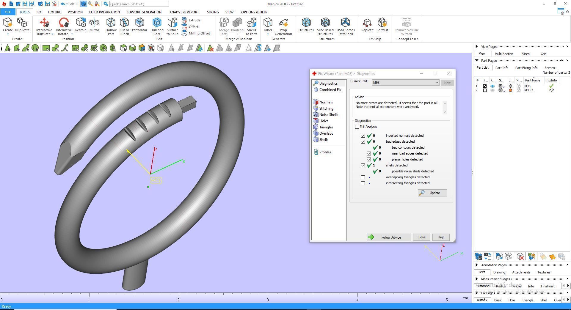 Ring M98 Women ring Size 12 5 US 3D print model_14