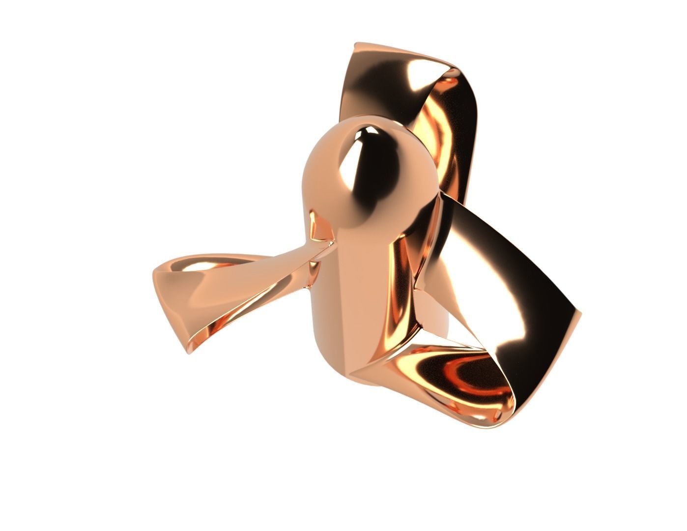 Toroidal propeller for submarines boats and ships 3D print model_14