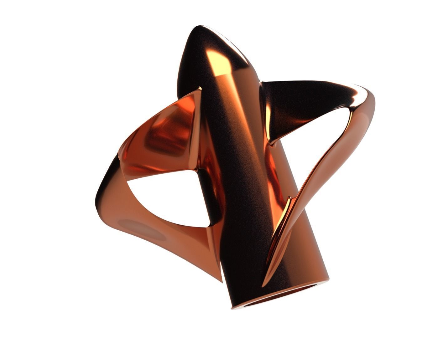 Toroidal propeller for submarines boats and ships 3D print model_8