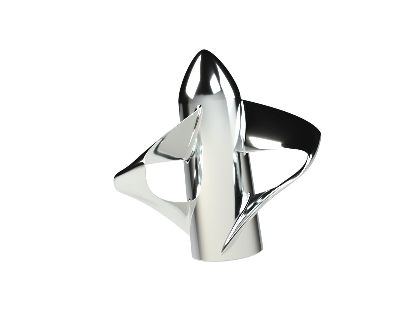 Toroidal propeller for submarines boats and ships 3D print model_20